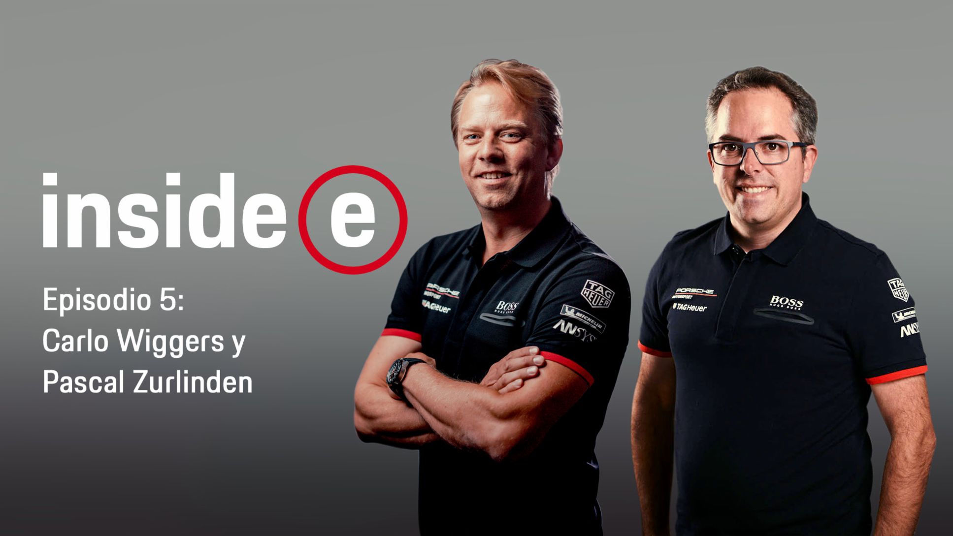  Podcast &ldquo;Inside E&rdquo;, episodio 5 con Carlo Wiggers y Pascal Zurlinden (i-d), 2020, Porsche AG