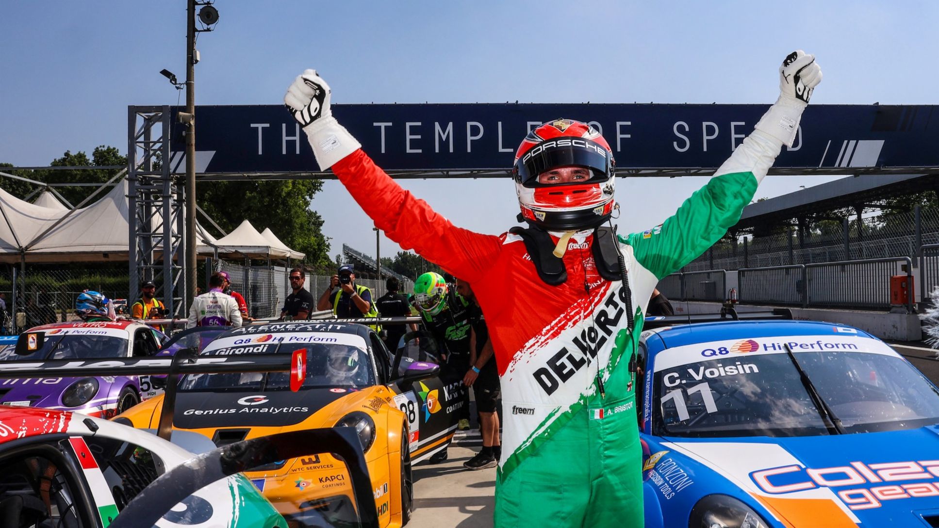 Bristot domina il sabato della Carrera Cup Italia a Monza