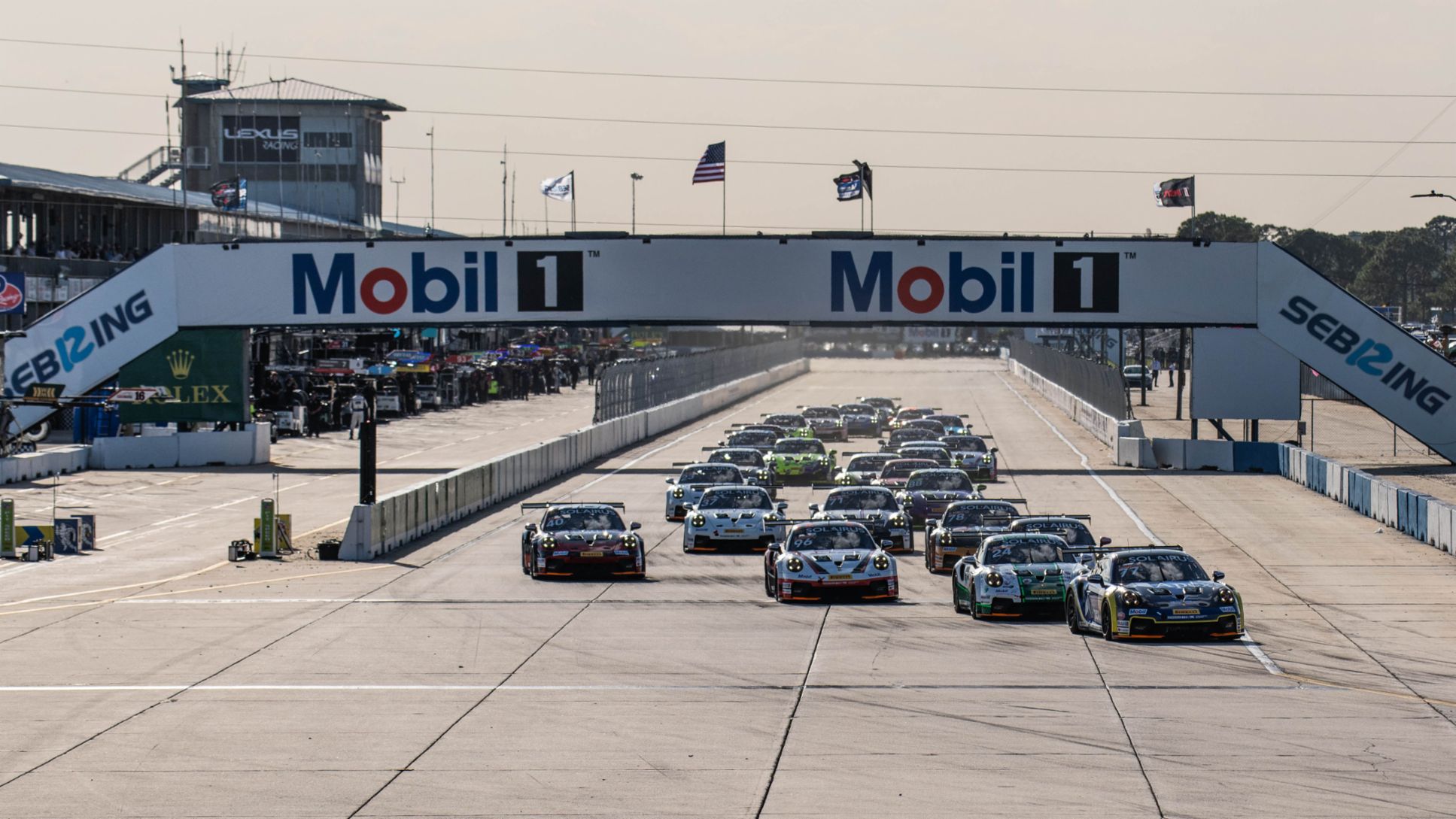 2027 Porsche Carrera Cup North America Schedule - Round 2: March 17-19 - Mobil 1 Twelve Hours of Sebring, Sebring International Raceway (IMSA)