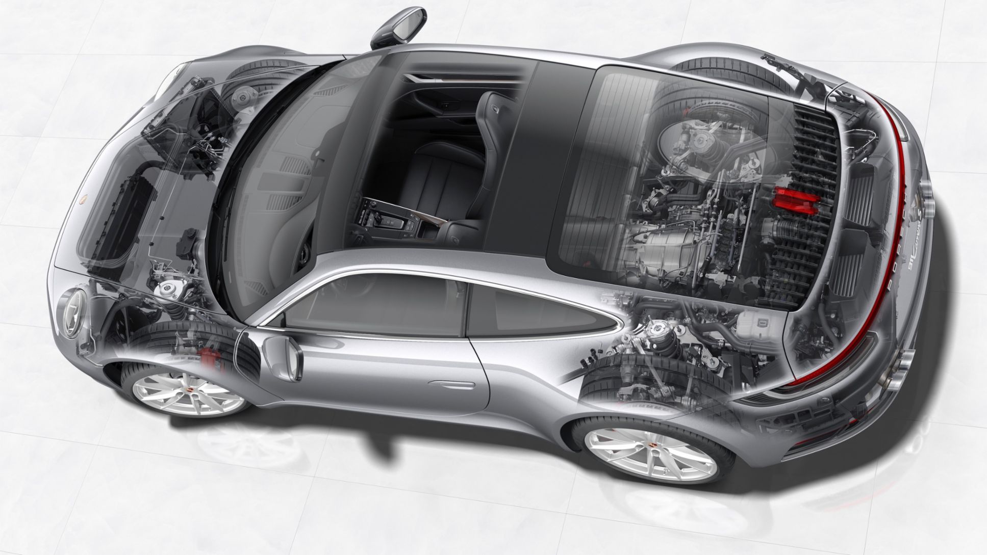 El grupo propulsor del 911 Carrera, 2019, Porsche AG