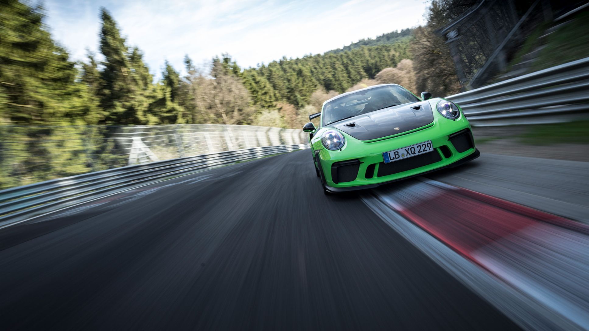 911 GT3 RS, N&uuml;rburgring-Nordschleife, 2018, Porsche AG