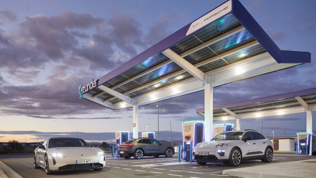 Estación de Porsche y Zunder en Daimiel, 2025, Porsche Ibérica