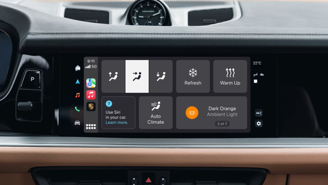 Noi funcții &icirc;n aplicația My Porsche cu Apple CarPlay&reg;