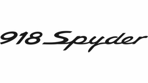 918 Spyder lettering, Porsche AG