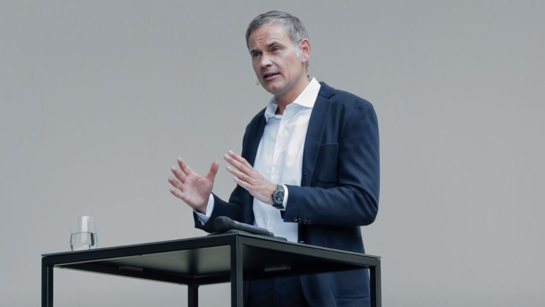 Oliver Blume, presidente del Consejo Directivo de Porsche AG.