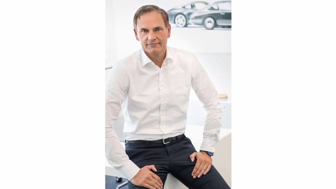 Oliver Blume, presidente del Consejo Directivo de Porsche AG.