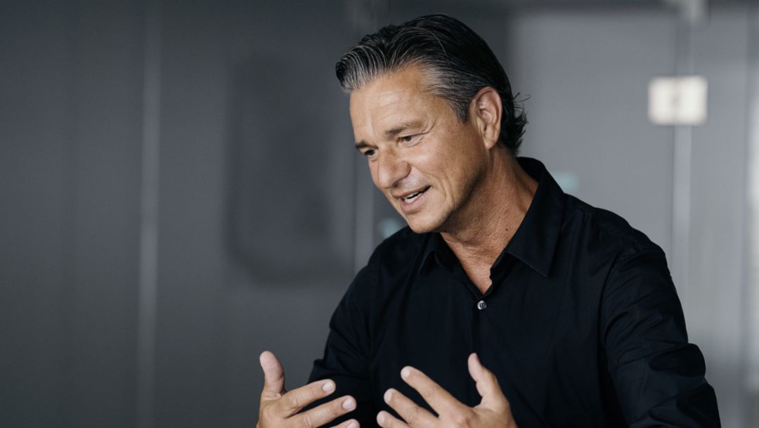 Lutz Meschke, vicepresidente y miembro del Consejo Directivo de Porsche AG responsable de finanzas y tecnologías de la información, 2019, Porsche AG