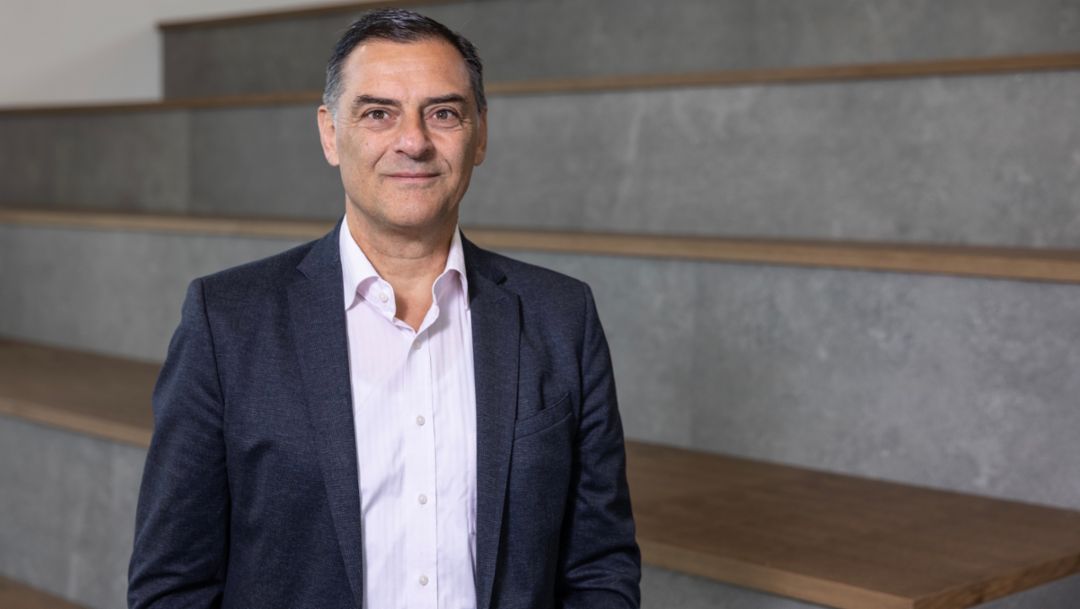 Michael Steiner, miembro del Consejo Directivo de Porsche AG responsable de Investigación y Desarrollo.