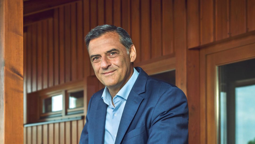Michael Steiner, miembro del Consejo Directivo de Porsche AG responsable de Investigación y Desarrollo.