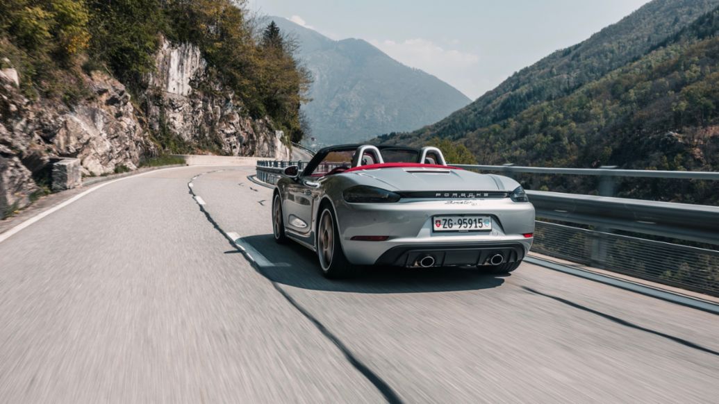 Boxster 25 Jahre, Centovalli, 2021, Porsche AG