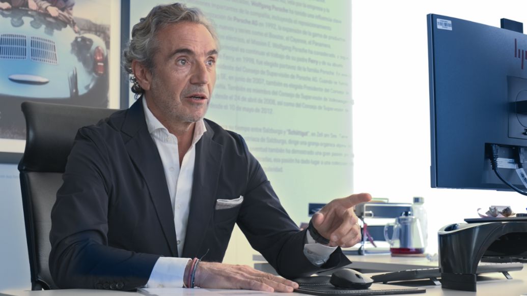 Tom&aacute;s Vill&eacute;n, Director General de Porsche Ib&eacute;rica, 2023, Porsche Ib&eacute;rica