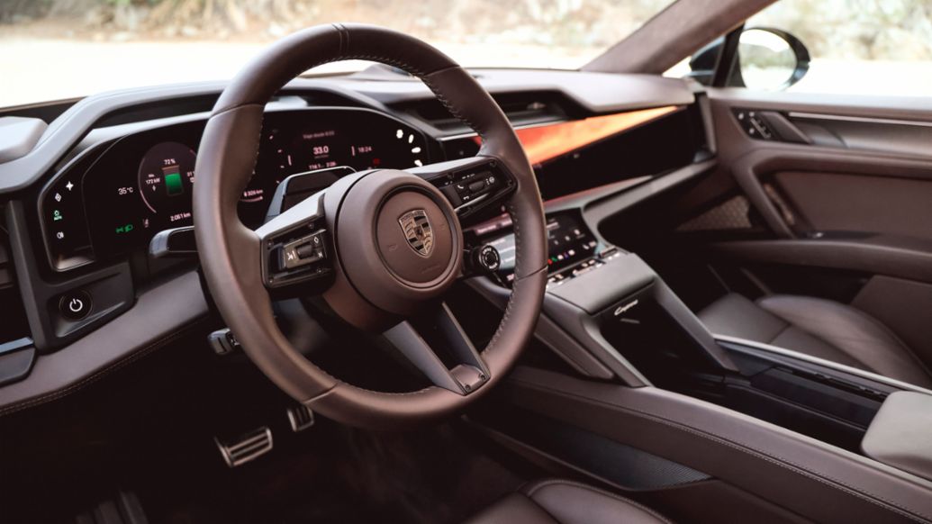 Interior, Presentaci&oacute;n en M&eacute;xico de Porsche Cayenne Electric y Cayenne Turbo Electric; Los Cabos, Baja California, Porsche de M&eacute;xico, 2026.