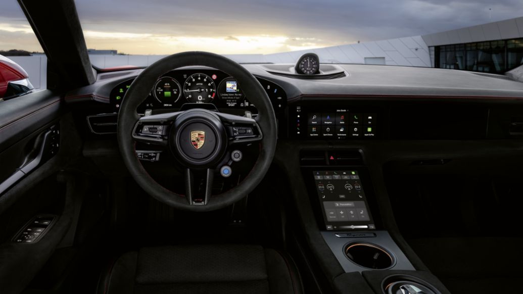 Porsche Taycan GTS cu E-Shift și sistem Infotaintment actualizat, interior, 2026, Porsche AG