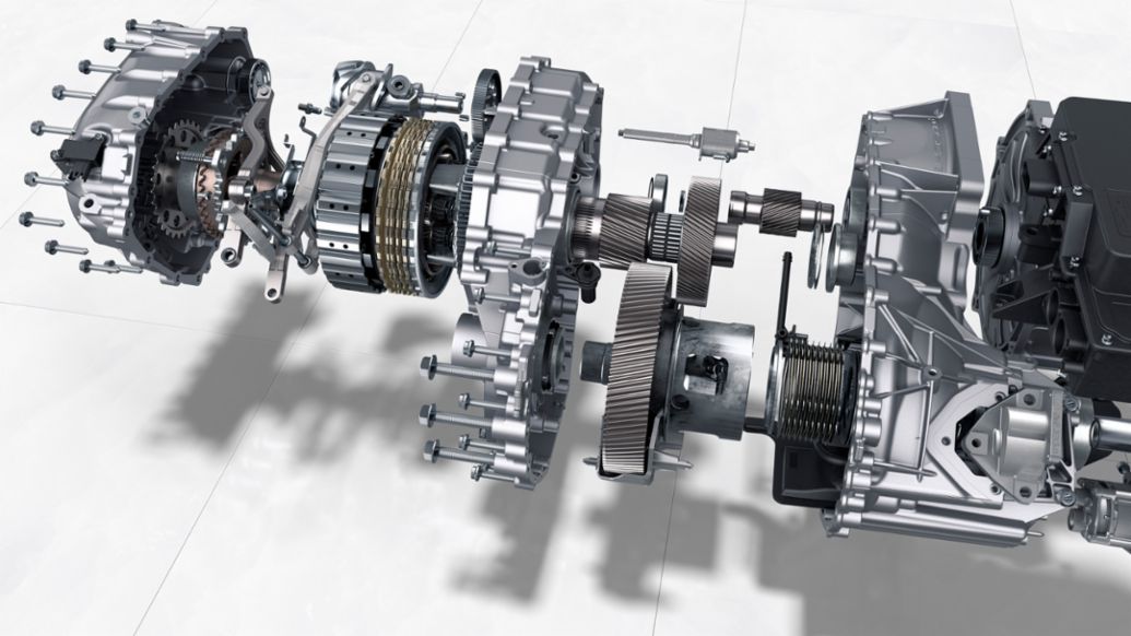 Taycan: transmisi&oacute;n de dos velocidades en el eje trasero, 2019, Porsche AG
