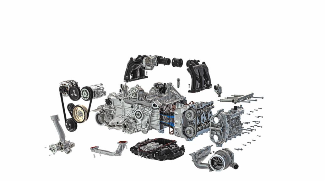 Motor, 911 Turbo S, 2020, Porsche AG