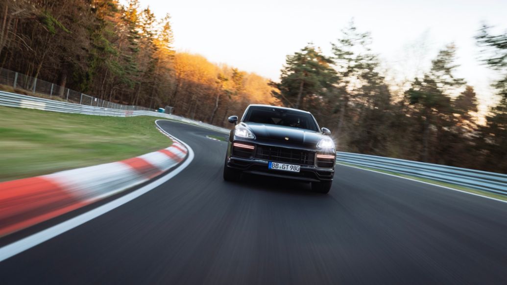 Prototipo del Cayenne, N&uuml;rburgring Nordschleife, 2021, Porsche AG