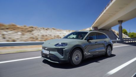 El primer viaje con el Cayenne Electric