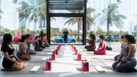Porsche Centre Bahrain hosts Driven by Balance women's wellness experience