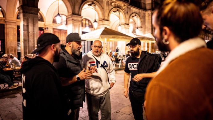 Rap-Crew Falsalarma, Roadtrip Back2Tape, Barcelona, 2020, Porsche AG