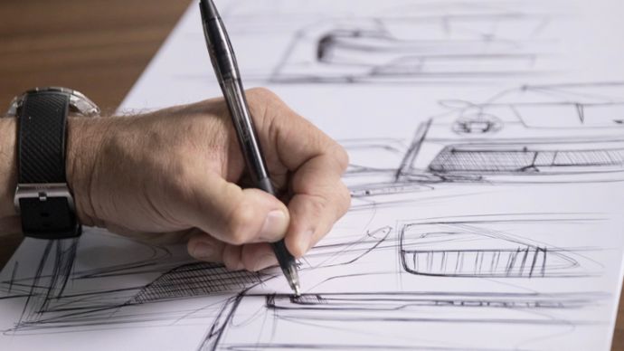 Porsche subasta un boceto digital no duplicable