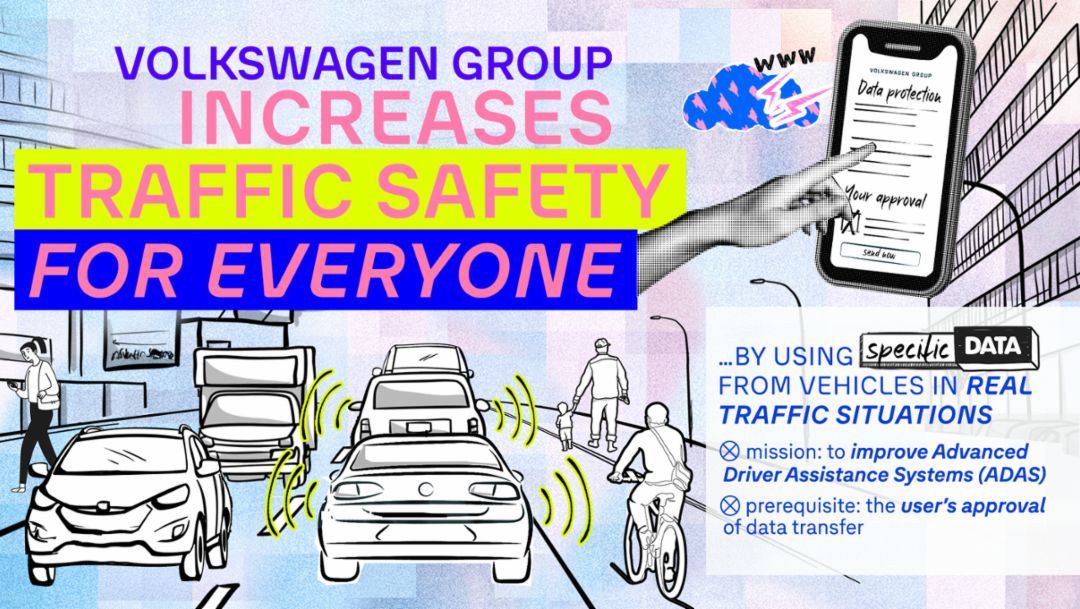Učení se z dat: Volkswagen Group spouští celoevropskou iniciativu pro vyšší bezpečnost silničního provozu