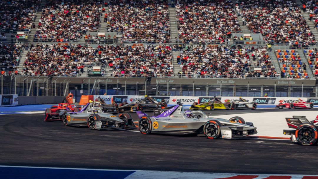 E-Prix de Ciudad de México: cuatro Porsche entre los nueve primeros