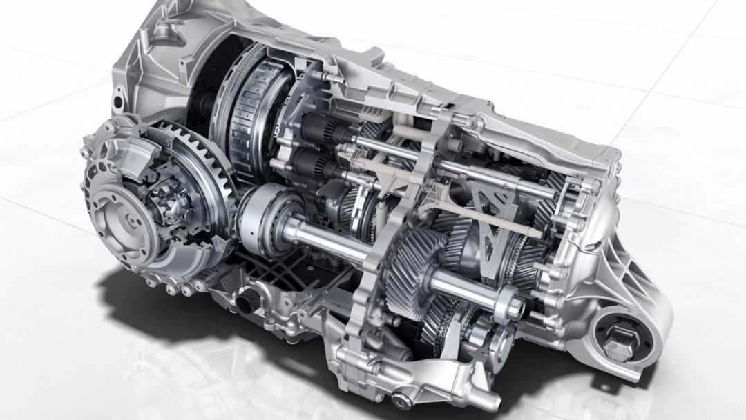 Caja de cambios con doble embragude de 8 velocidades, 2019, Porsche AG