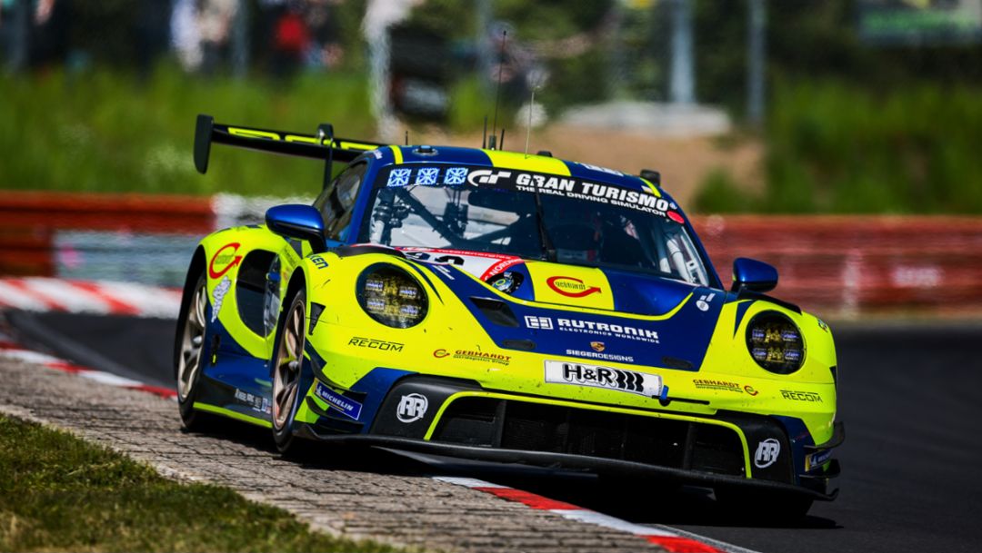 El mejor Porsche 911 GR3 R terminó 5º en las 24 Horas de Nurburgring