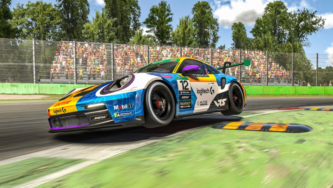 Jordan Caruso new champion of the Porsche TAG Heuer Esports Supercup
