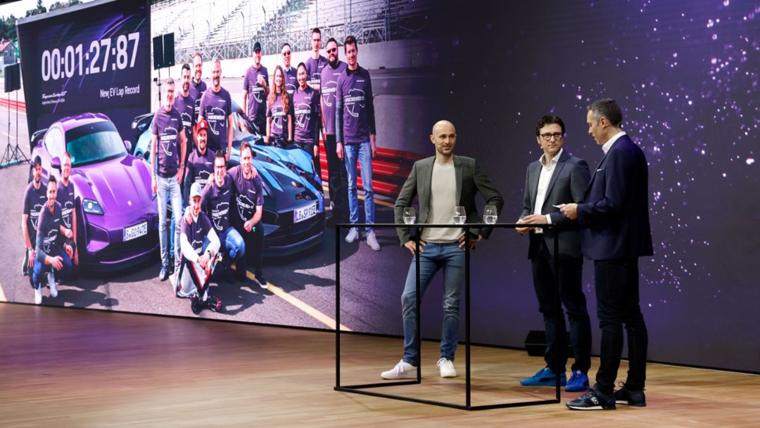 World premiere Taycan Turbo GT in Leipzig
