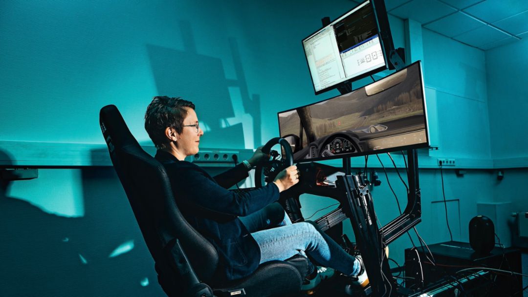 Simuladores de conducción de Porsche