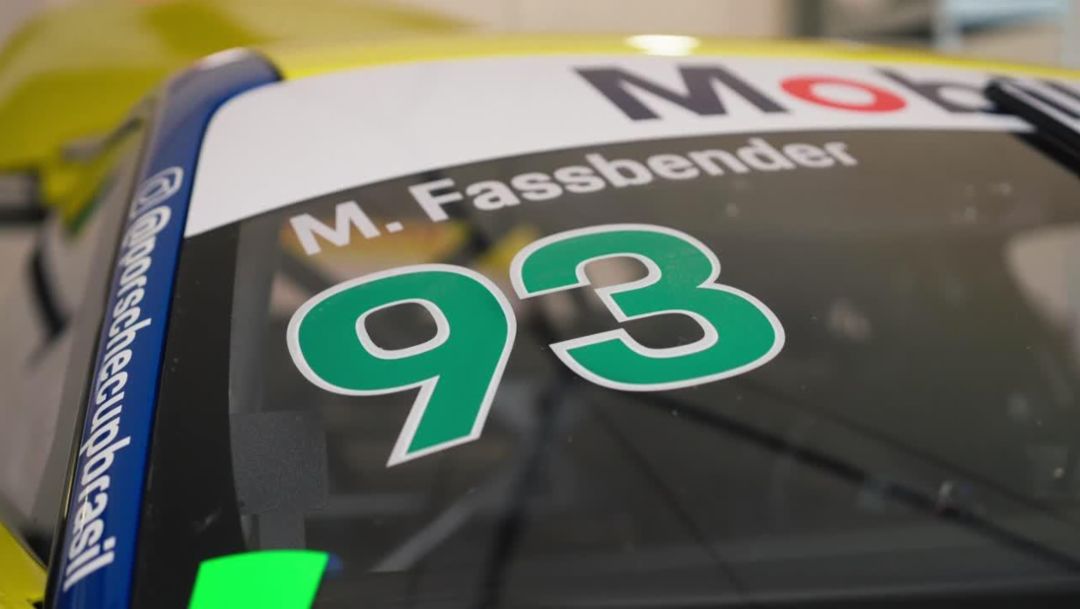Hollywood-Star Michael Fassbender in Le Mans