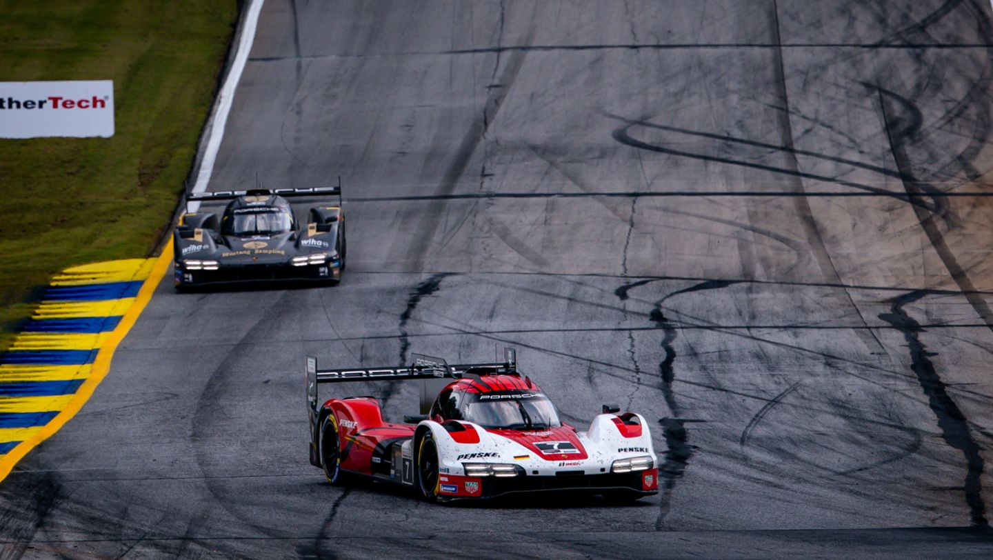 Porsche 963, Porsche Penske Motorsport (nº 7), Felipe Nasr (BRA), Julien Andlauer (FRA), Laurin Heinrich (ALE), Road Atlanta, campeonato IMSA, 2026, Porsche AG