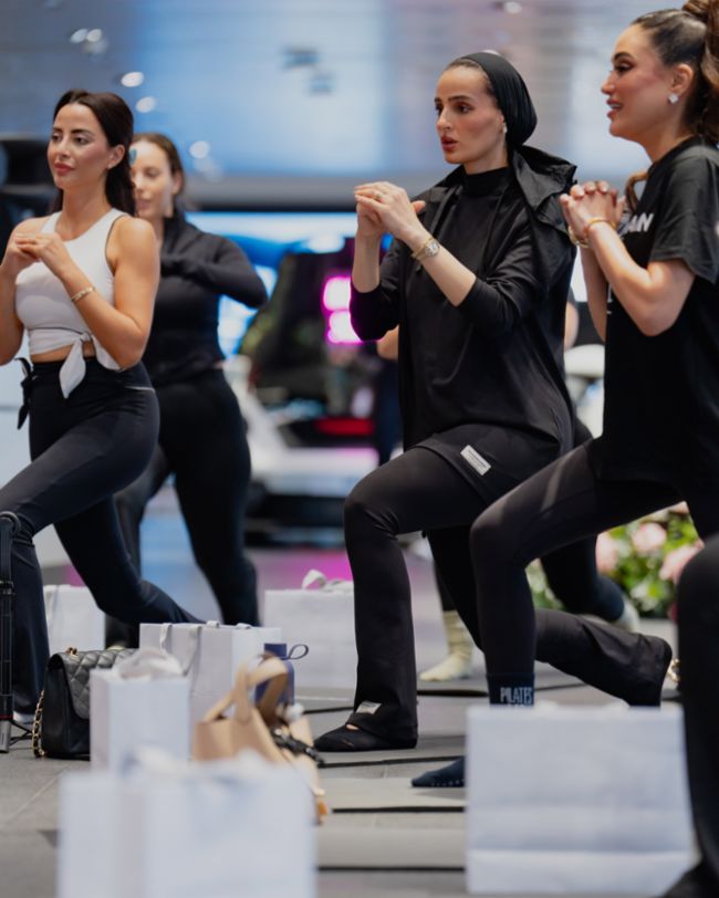 Porsche x Pilates, Porsche Centre Abu Dhabi, 2026, Porsche Middle East