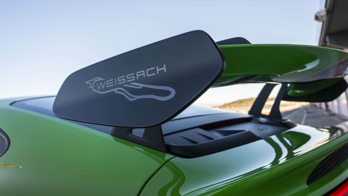 911 GT3 with Weissach Package in Paint to Sample Greenyellow