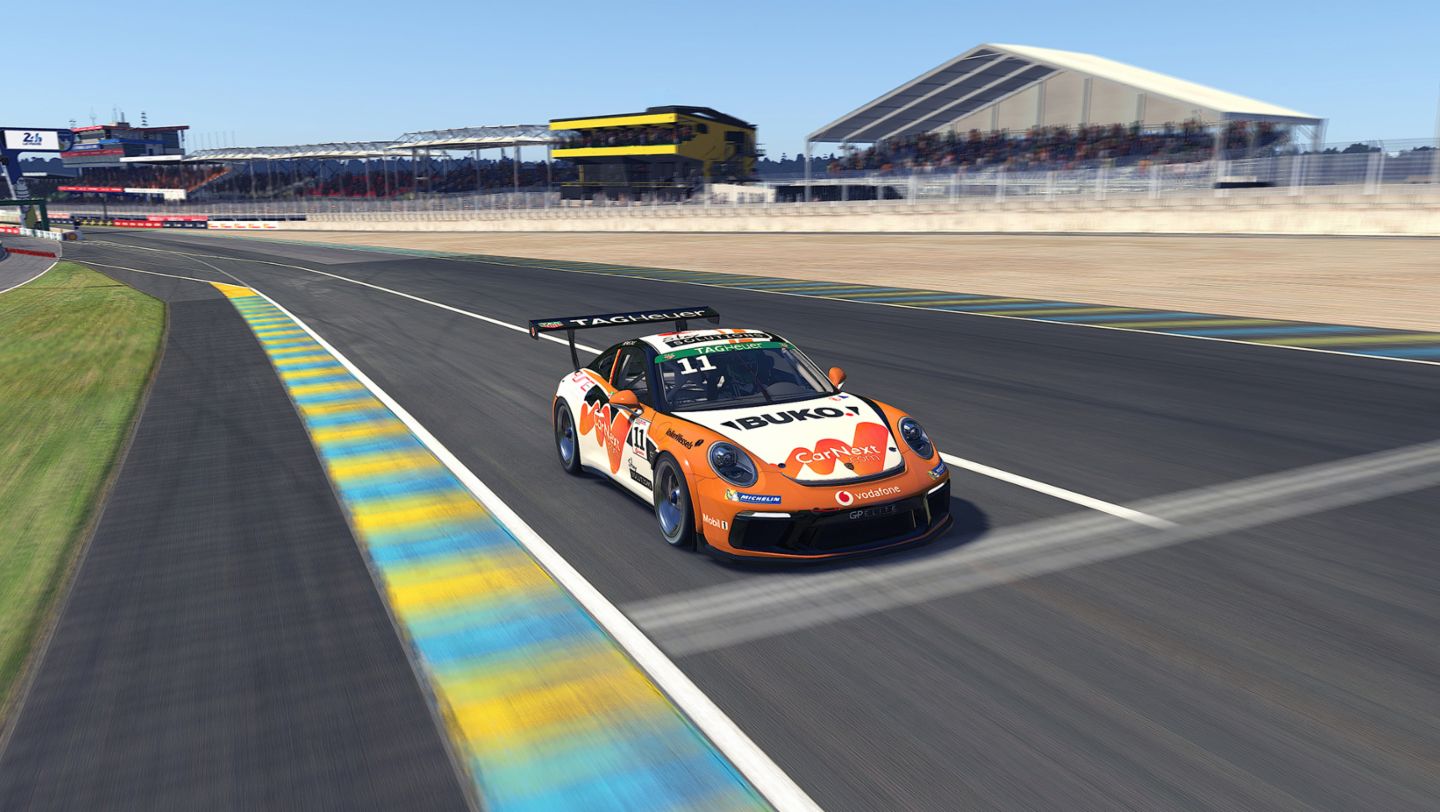 Max Benecke, piloto de simulador, 2020, Porsche AG