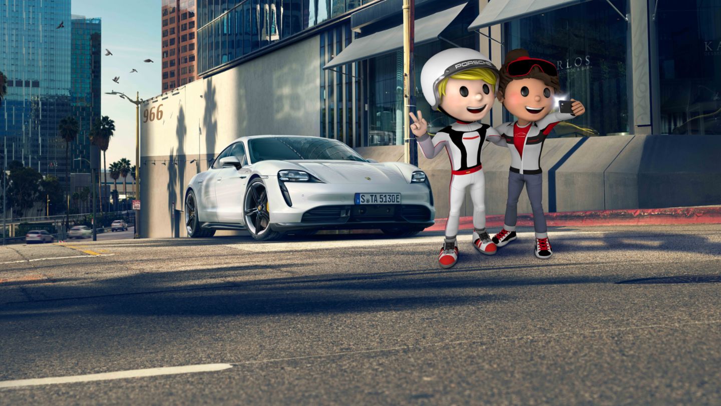 Tom Targa and Tina Turbo, Porsche 4Kids, 2020, Porsche AG