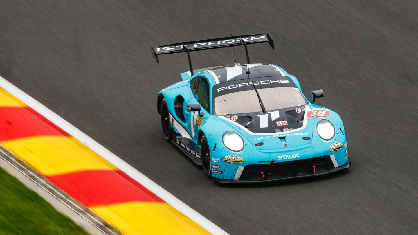 Porsche 911 RSR, Proton Competition (#16), Ryan Hardwick (USA), Zacharie Robichon (CDN), Jan Heylen (B), 2023, Porsche AG