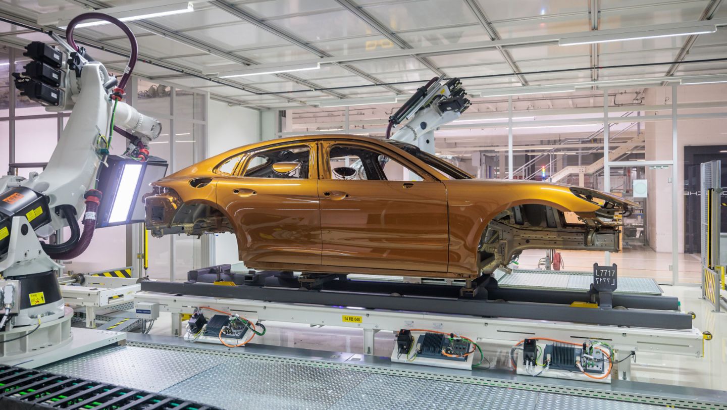 Paint shop, Porsche plant Leipzig, 2024, Porsche AG